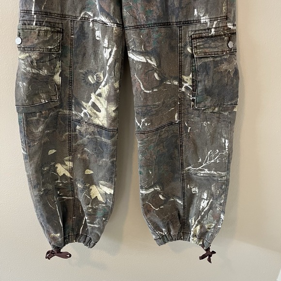 Revice Amelia Pant Oakland Camo Low Rise Relaxed 29 Y2K Ballon NWT NEW abstract - Picture 7 of 12